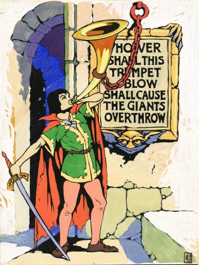 Original Ink and Watercolour for Jack the Giant Killer - , 