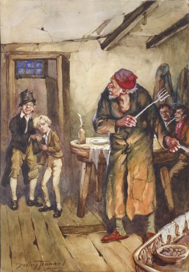 Original Watercolour for Oliver Twist - , 