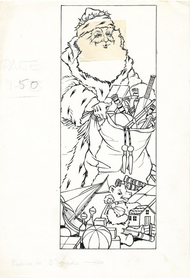 An Original Drawing: Father Christmas - , 