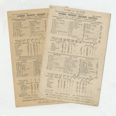 Sussex Scorecards - , 