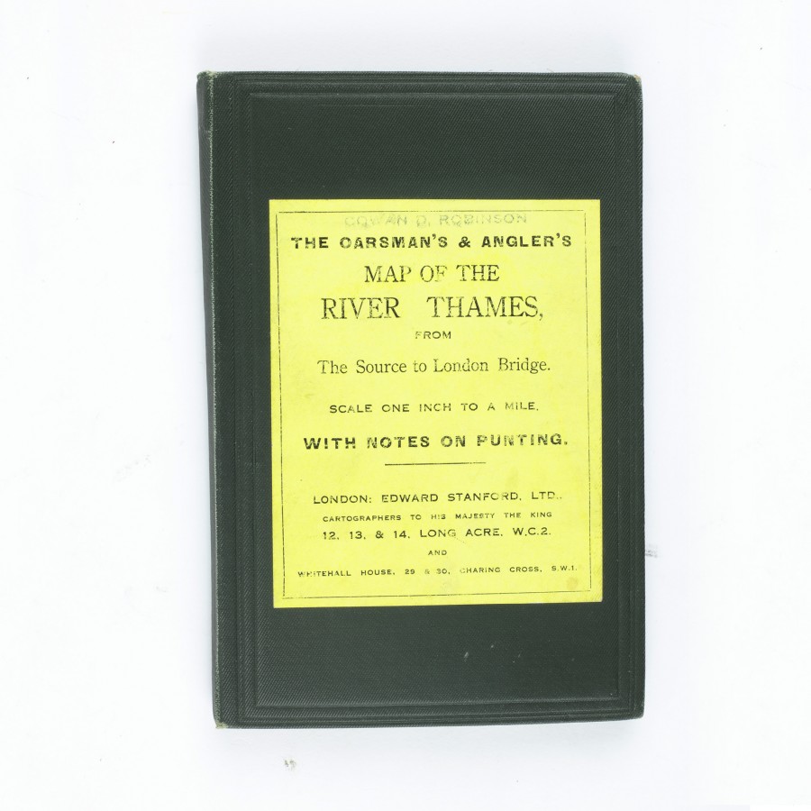 Oarsman S And Anglers Map Of The River Thames The Oarsman's And Angler's Map Of The River Thames By [Thames] - Jonkers  Rare Books