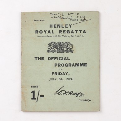 Henley Royal Regatta Official Programme - , 