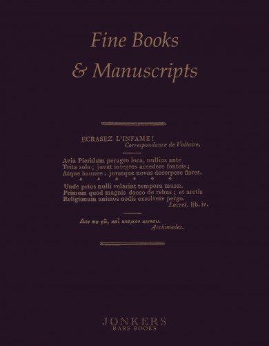 Fine Books and Manuscripts - , 