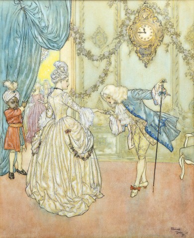Whereupon She Instantly Desired Her Partner to Lead Her to the King and Queen - , 