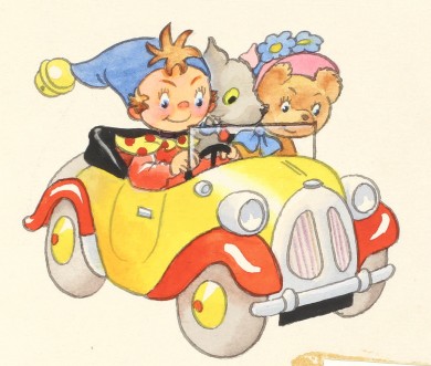 Away Went Noddy, Tessie and Bumpy in the Car - , 