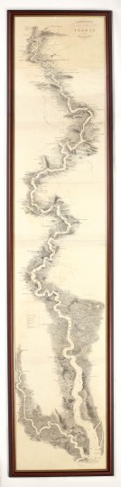 Thomsonlocal Map Tombleson's Panoramic Map of the Thames and Medway by [TOMBLESON ...