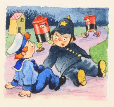 Am I Going Mad- or Can I See Two Post-Boxes Running About? - , 